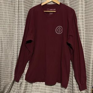 Sand Cloud Maroon Long-sleeved shirt